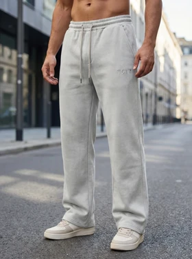 شلوار اسلش نیم بگ رنگ خاص طوسی کد 9960