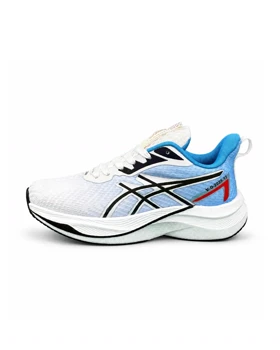 کفش کتانی زنانه زیره بست مدل اسیکس سفید آبی ASICS