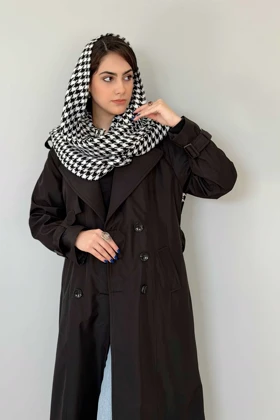 ترنچ کت زارا (مشکی)