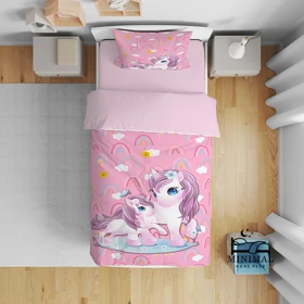 روتختی کودک طرح اسب تک شاخ مدل T4911