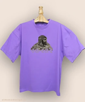 تیشرت لش مردانه و زنانه اصیل ایرانی طرح کوروش بزرگ کد 1005
