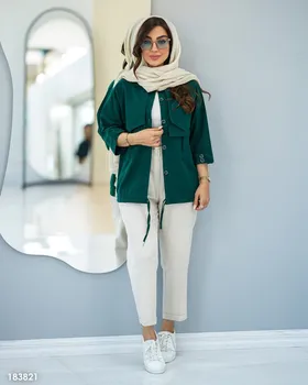 مانتو کوتاه مدل نوشین کد 1838