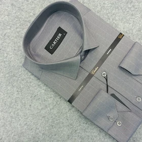 پیراهن راه راه استین بلند مردانه _ قواره کلاسیک _استایل رسمی