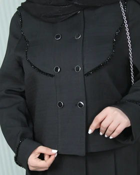 کت و دامن مرواریدی