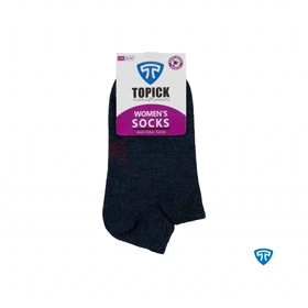 جوراب مچی نانو زنانه تاپیک (سورمه ای ملانژ)