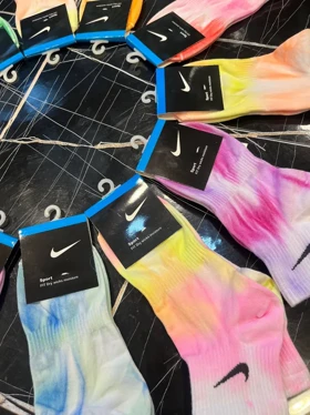 جوراب آبرنگی ساق کوتاه