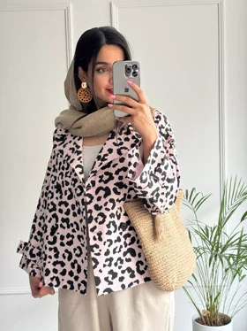 ترنچ کت پلنگی