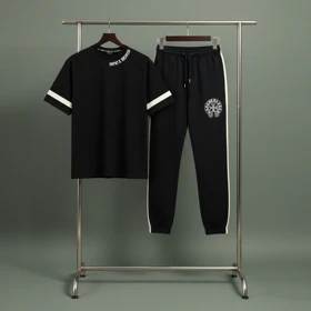 ست تیشرت و شلوار مردانه بنگال کش مدل Salar-مشکی