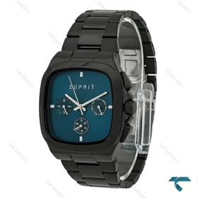 ساعت مردانه اسپریت فول مشکی سه موتور صفحه فیلی Esprit-8206-G