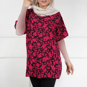 بلوز نخی مریم گلی 3059