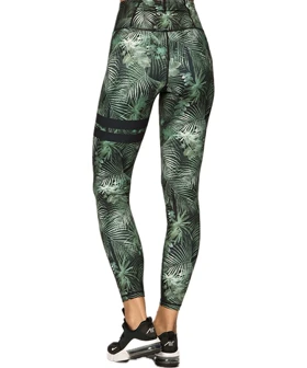 لگ ورزشی زنانه طرح جنگل سبز برند استرانگر سوئد اورجینال