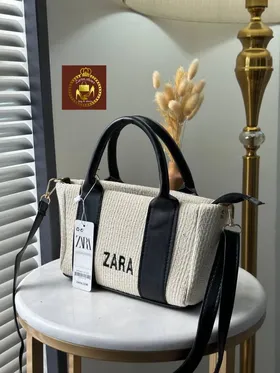 کیف زنانه کوچک کنفی دستی و دوشی زارا