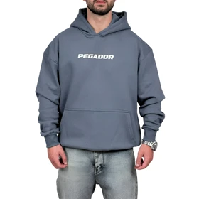 هودی پنبه سه نخ طوسی مدل پگادور