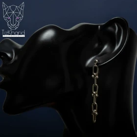 گوشواره رادیوم تیفانی شامپاینی