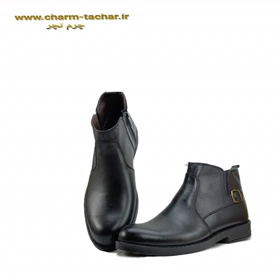 نیم بوت بزرگ پا مردانه چرم طبیعی