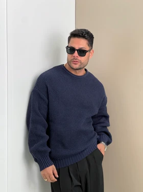 بافت باکسی یقه گرد