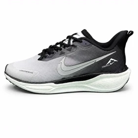کتانی زیره بست مردانه مدل رانینگ نایکی طوسی و سفید NIKE