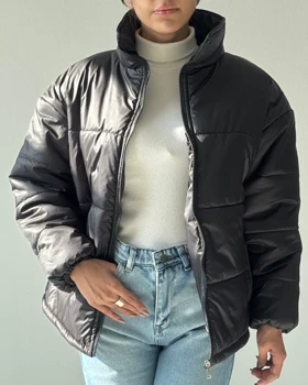 کاپشن یقه ایستاده کد 130078