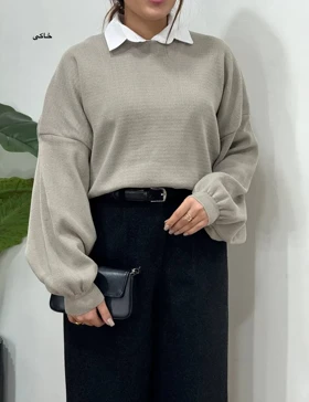 پلیور بافت باکسی