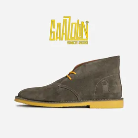 سافاری تنباکو زرد جیر دور زرد - Safari Veldskoen C Design Tobacco Leaves/Yellow S Yellow Line