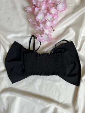 کراپ پاپیون پارچه ای