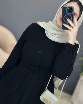 پیراهن پاپیون بهاره لینن