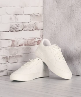 کفش ونس سفید مردانه ساده 2225