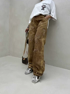 شلوار کارگو طرحدار