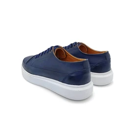 کفش ونس چرم طبیعی مردانه استار مدل Flat shoes - 0150