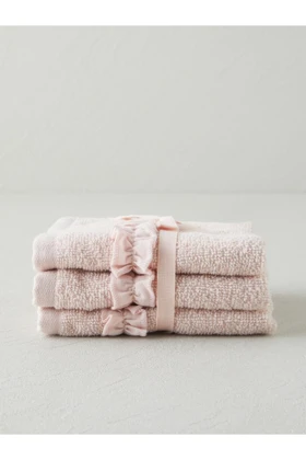 حوله دستی 3 عددی English Home مدل Soft Ruffle پنبه