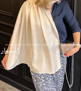 شال ژاکارد ابریشم
