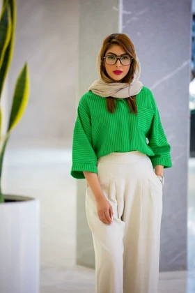 مانتو شومیز باکسی خطی