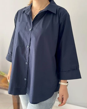 شومیز Niloo (سرمه ای)