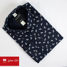 پیراهن طرح دار آستین کوتاه
