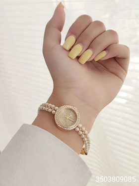 ساعت بند مرواریدی eliyina ارسال رایگان