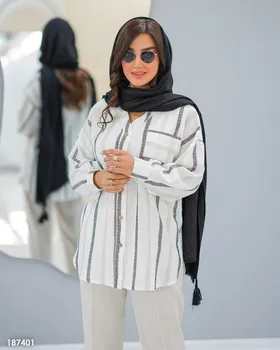 مانتو شومیزی مدل آگرین کد 1874
