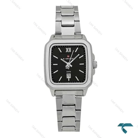 ساعت نیوی فورس NF9239L زنانه مستطیلی سیلور مشکی NaviForce-8398-L