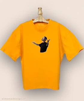 تیشرت لش مردانه و زنانه طرح رضا پیشرو کد 1040