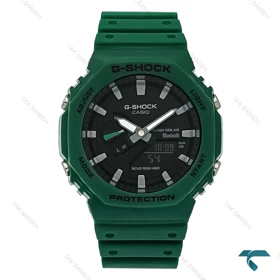 ساعت مردانه جیشاک GA2100 سبز صفحه مشکی GShock-8392-G