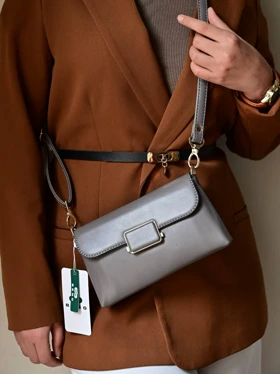 کیف دوشی زنانه بنو مدل سیمین کد BENO 4960 (فیلی)