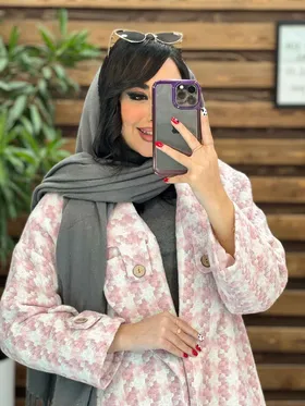 پالتو پیچازی دکمه چوبی