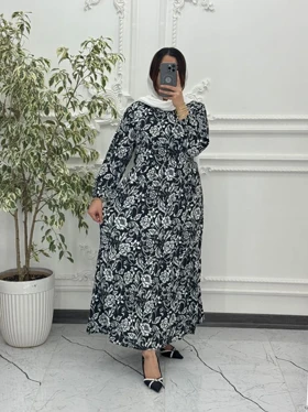پیراهن ساحلی فلور آتی 6074