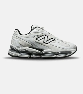 کفش کتانی مردانه و زنانه سفید مشکی New Balance ABZORB 2000 مدل 8221