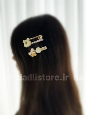 گیره مو طرح خرس بسته 5 عددی