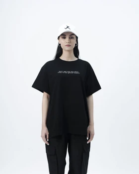 تیشرت مدل Happen مشکی برند گری gray