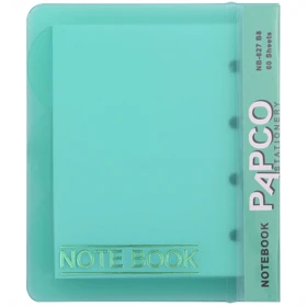 دفتر یادداشت 60 برگ پاپکو Papco مدل NB-627 B8 قفل دار (سبز)