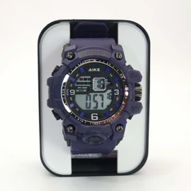 ساعت مچی دیجیتالی دخترانه و پسرانه ایک AIKE زیبا و باکیفیت (سورمه ای)