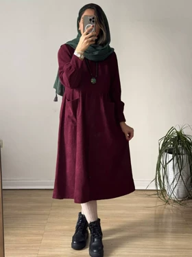 پیراهن کبریتی گیسو 3581