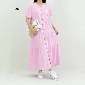 پیراهن زنانه بلند میکس