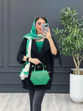 مانتو چهار دکمه آستین سگک
